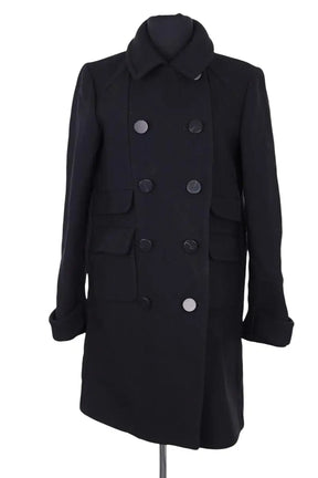 Manteau Ba&Sh Noir en Laine, taille S - Seconde Main