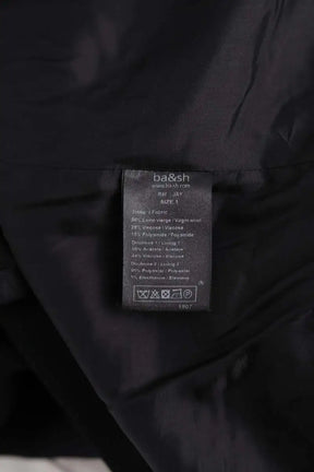 Manteau Ba&Sh Noir en Laine