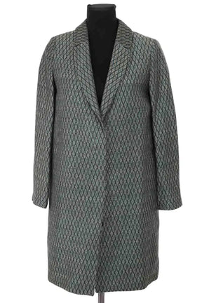 Manteau Ba&Sh Vert en Lin, taille S - Seconde Main