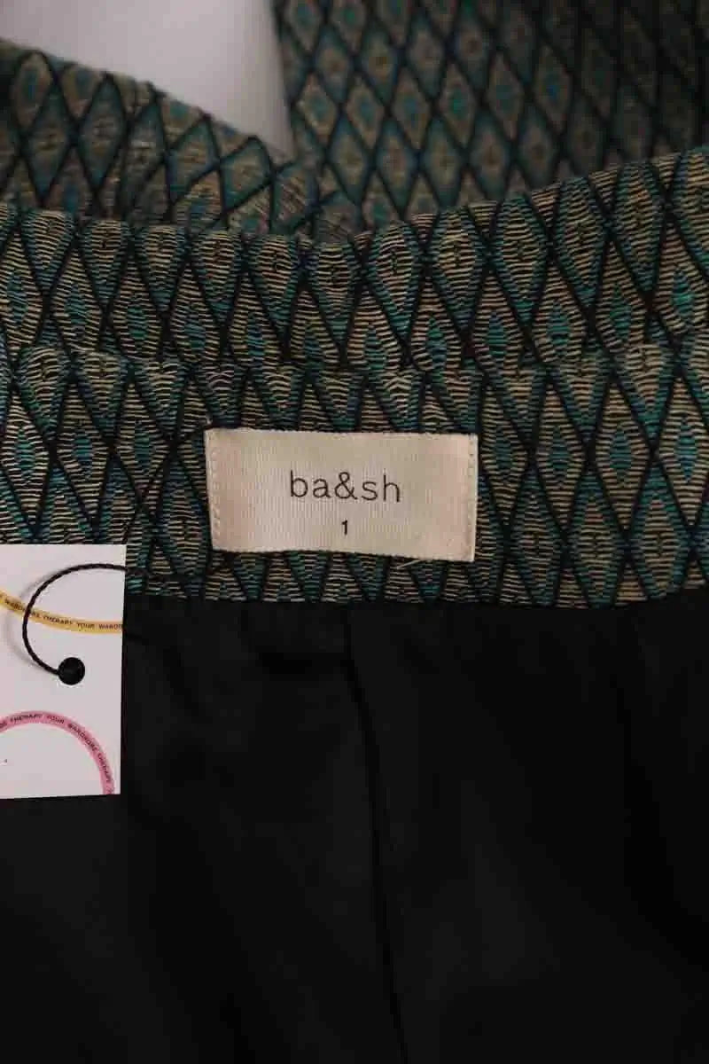 Manteau Ba&Sh Vert en Lin