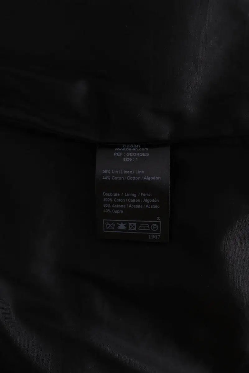 Manteau Ba&Sh Vert en Lin