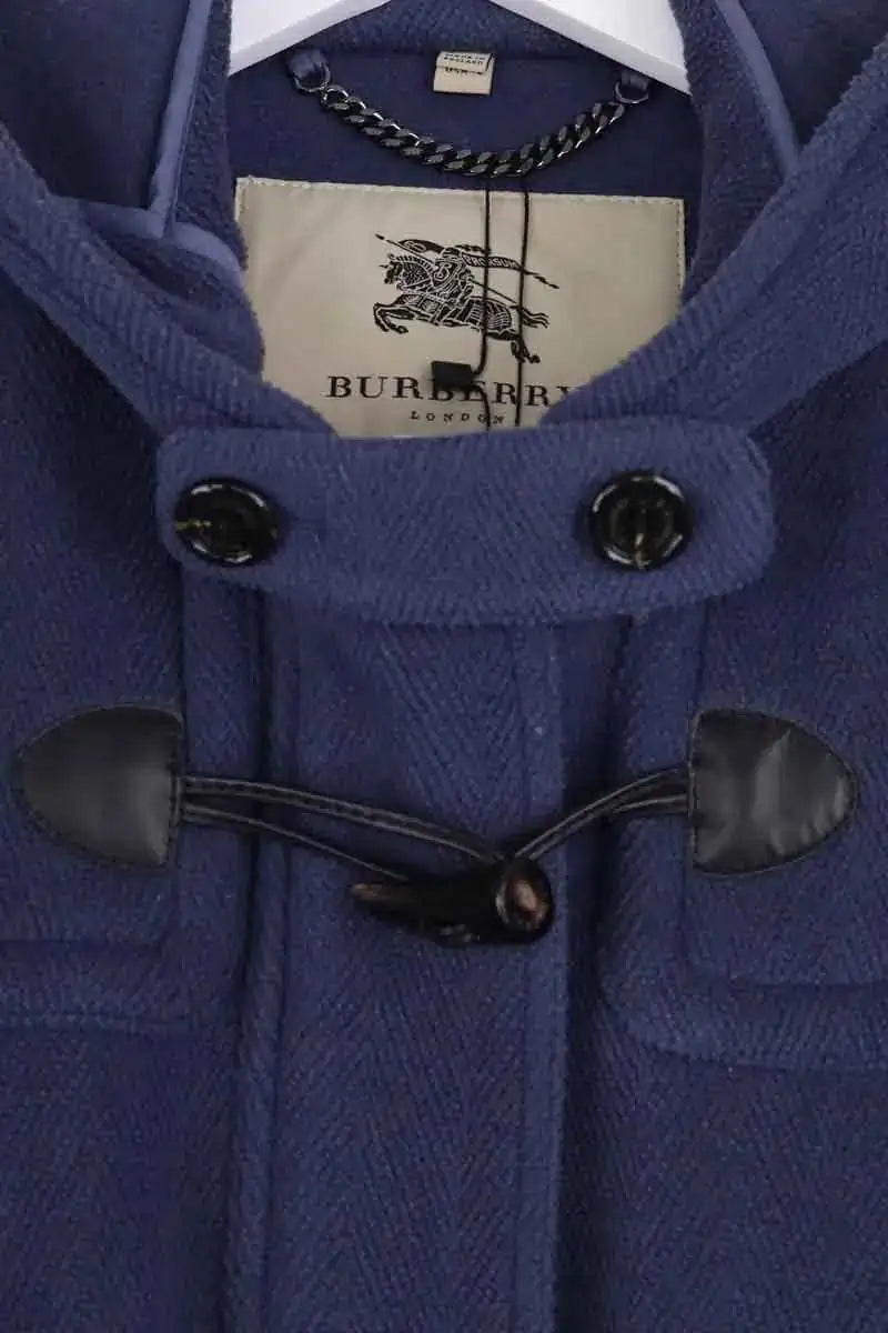 Manteau Burberry Bleu en Laine