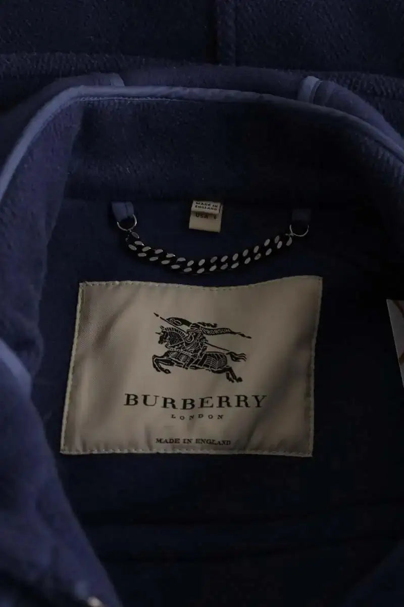Manteau Burberry Bleu en Laine