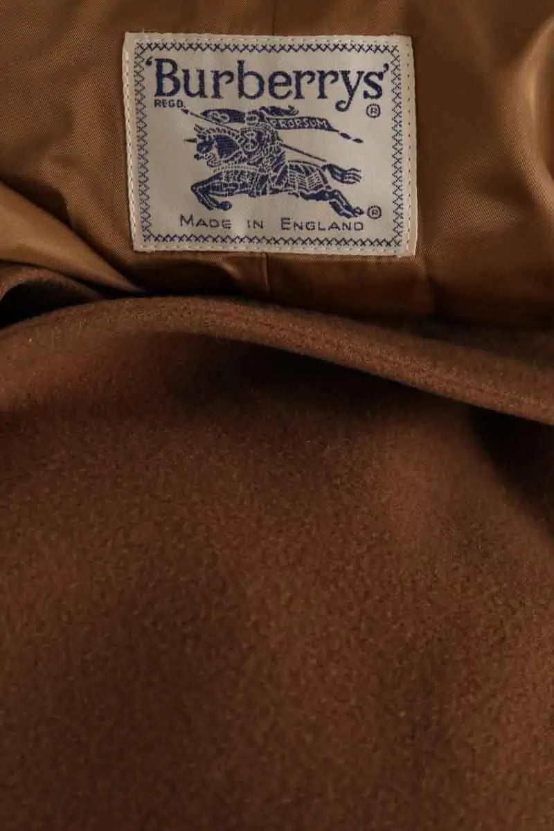 Manteau Burberry Camel en Laine