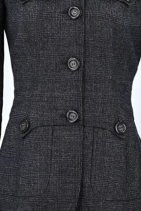 Manteau Burberry Gris en Laine