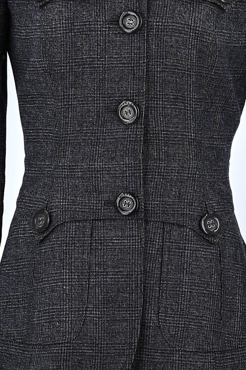 Manteau Burberry Gris en Laine