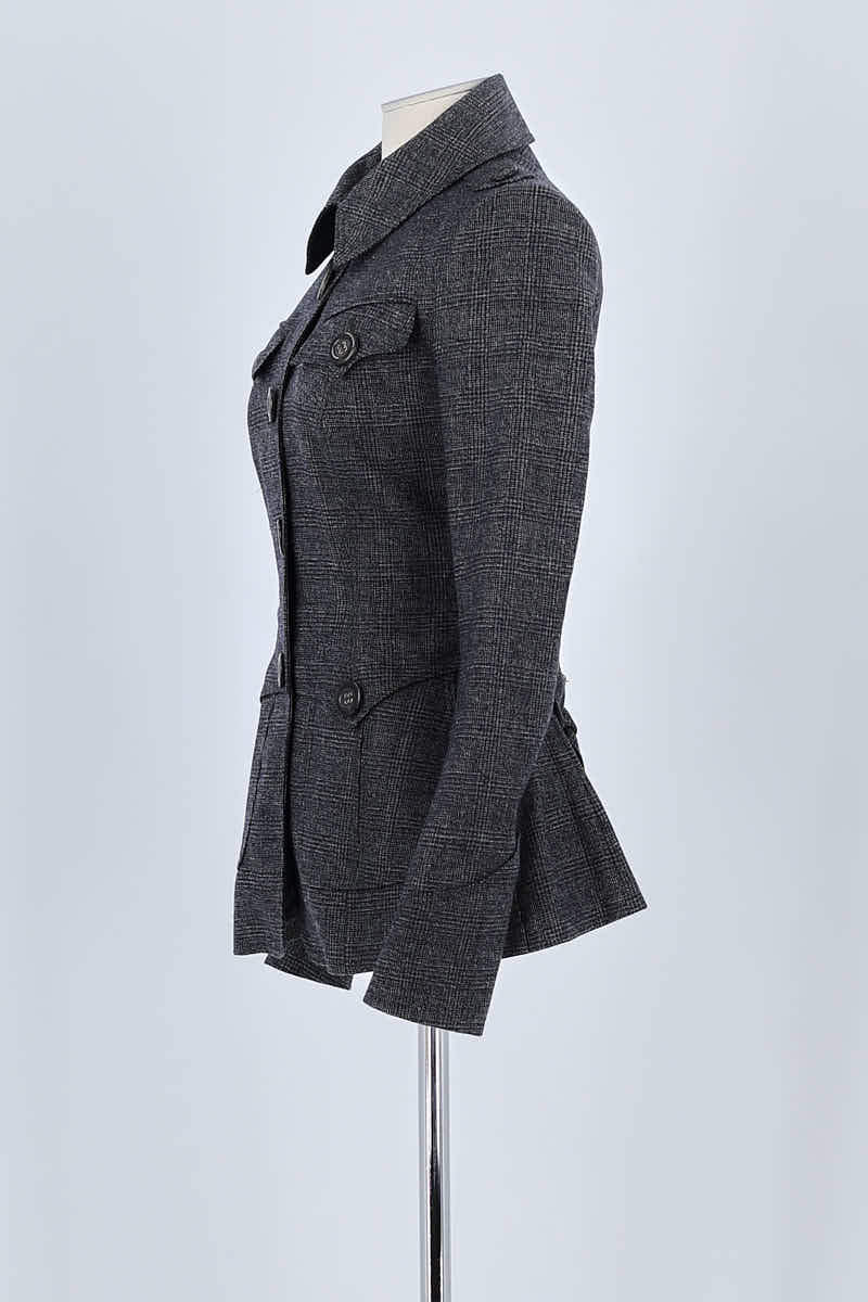 Manteau Burberry Gris en Laine