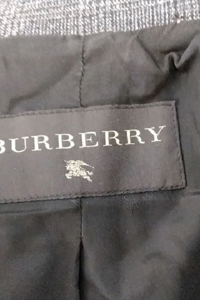 Manteau Burberry Gris en Laine