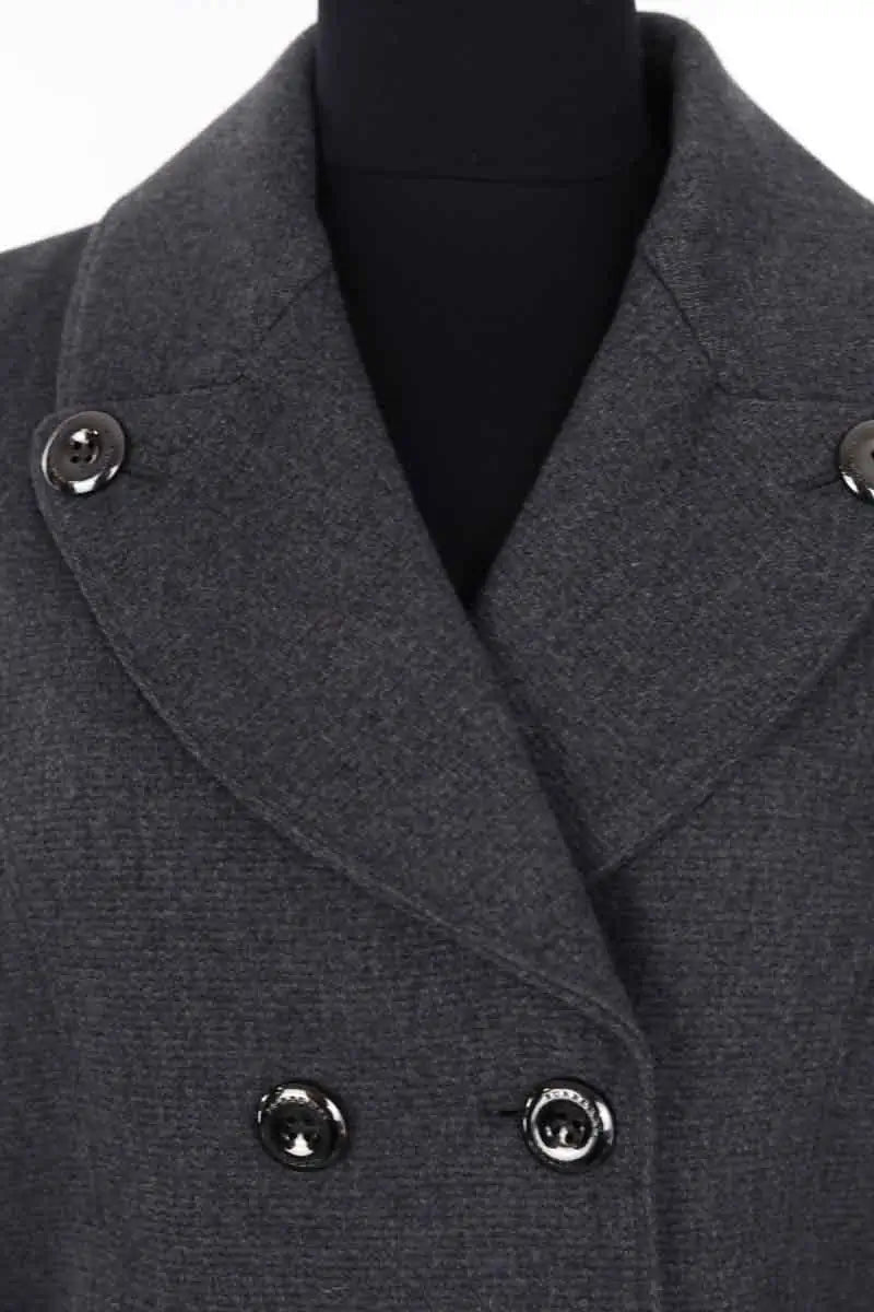 Manteau Burberry Gris en Laine