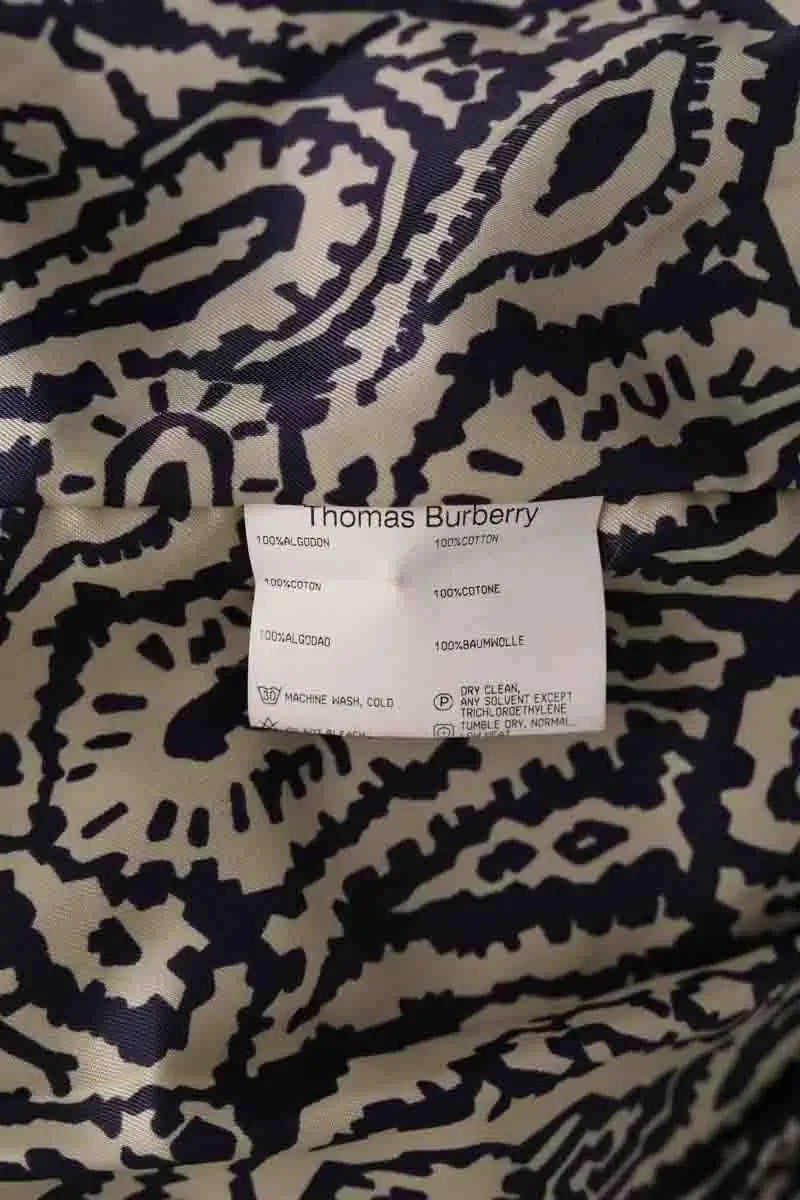 Manteau Burberry Kaki en Coton