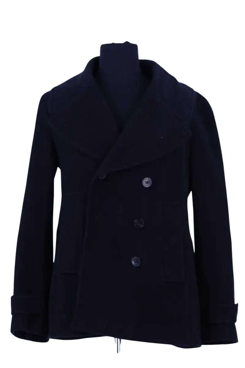 Manteau Burberry Noir en Laine, taille M - Seconde Main