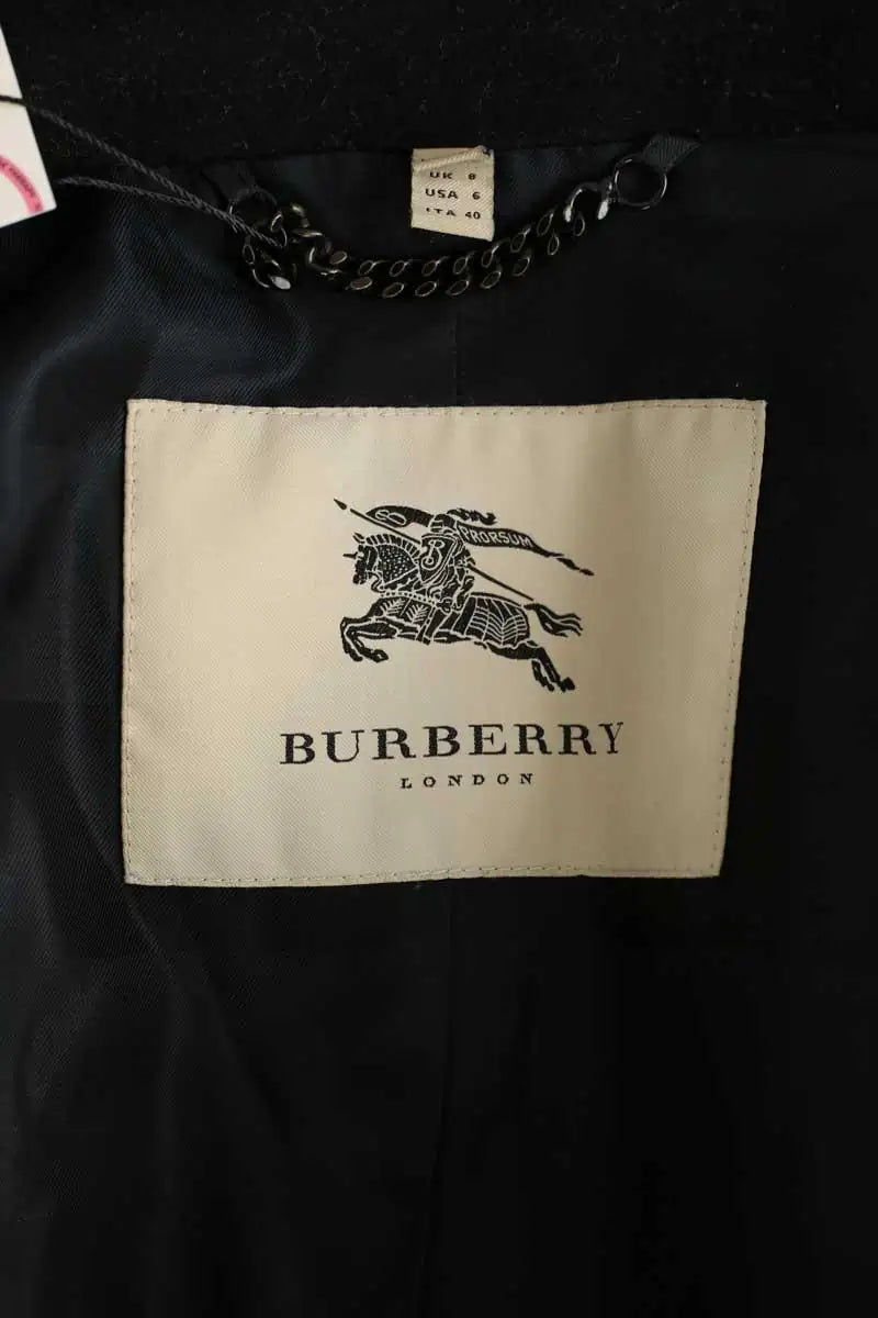 Manteau Burberry Noir en Laine