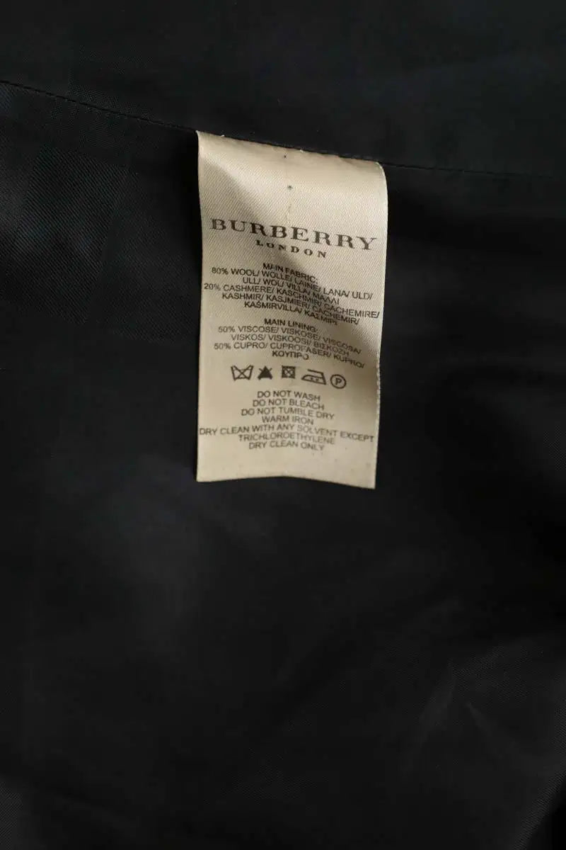 Manteau Burberry Noir en Laine
