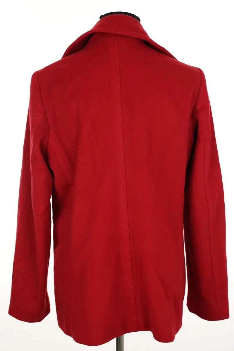 Manteau Burberry Rouge en Laine