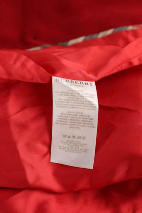 Manteau Burberry Rouge en Laine