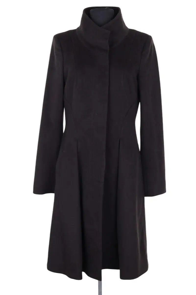 Manteau Celine Noir en Laine, taille L - Seconde Main