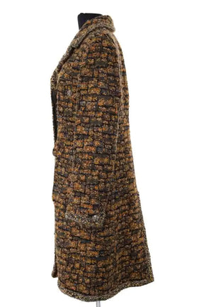 Manteau Chanel Multicolore en Tweed