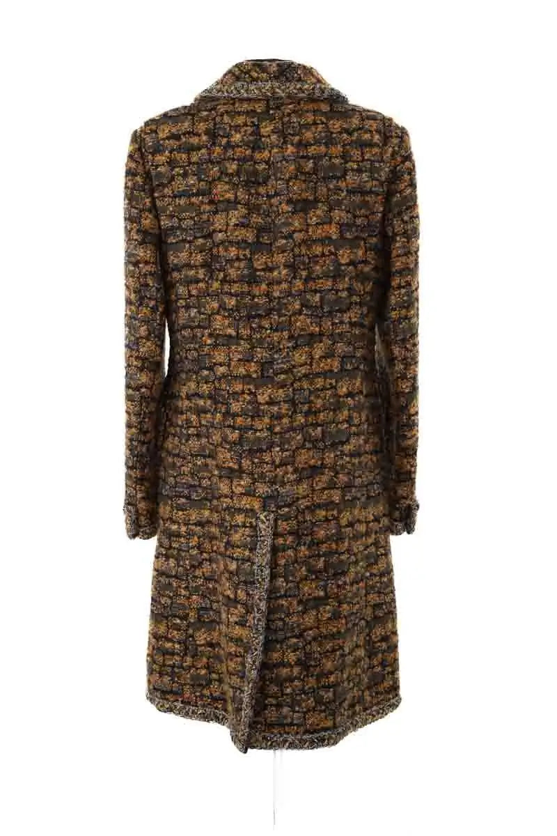 Manteau Chanel Multicolore en Tweed