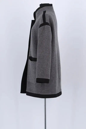 Manteau Claudie Pierlot Anthracite en Laine