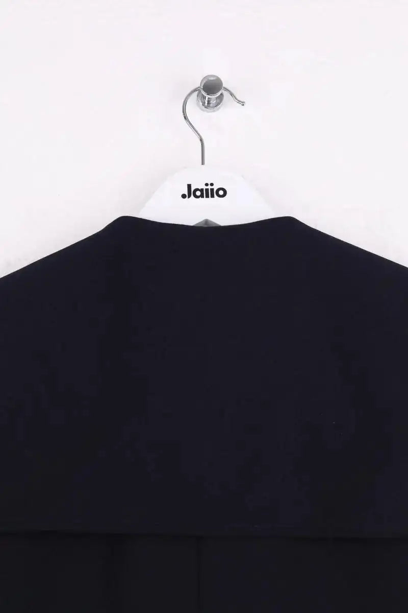 Manteau Claudie Pierlot Marine en Synthétique