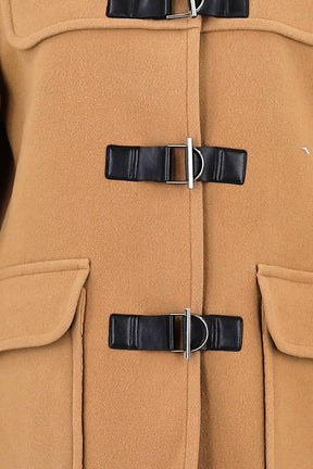 Manteau Claudie Pierlot Marron en Laine