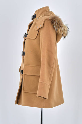 Manteau Claudie Pierlot Marron en Laine
