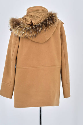 Manteau Claudie Pierlot Marron en Laine