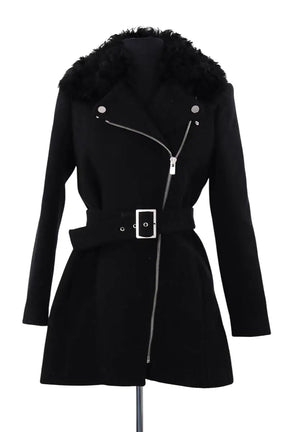 Manteau Claudie Pierlot Noir en Coton, taille S - Seconde Main