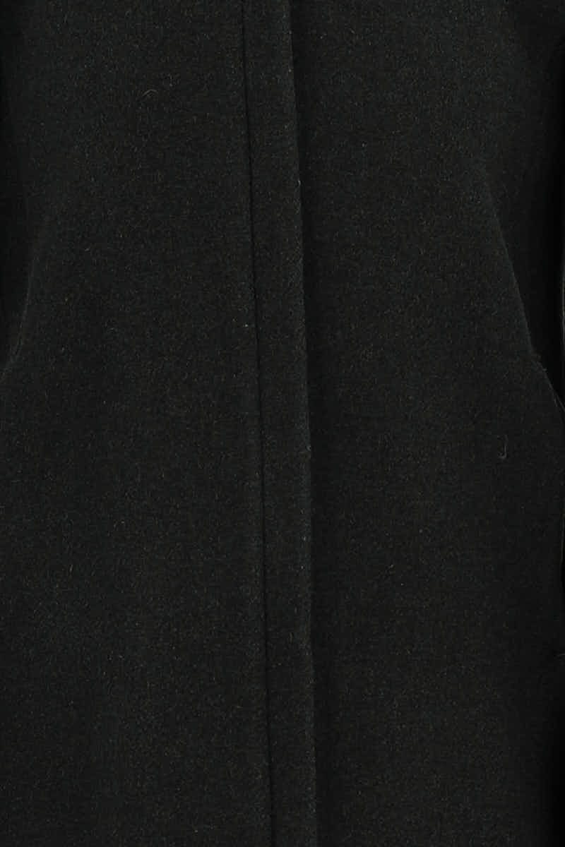 Manteau Claudie Pierlot Noir en Fourrure