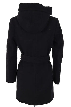 Manteau Claudie Pierlot Noir en Laine