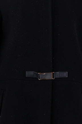 Manteau Claudie Pierlot Noir en Laine