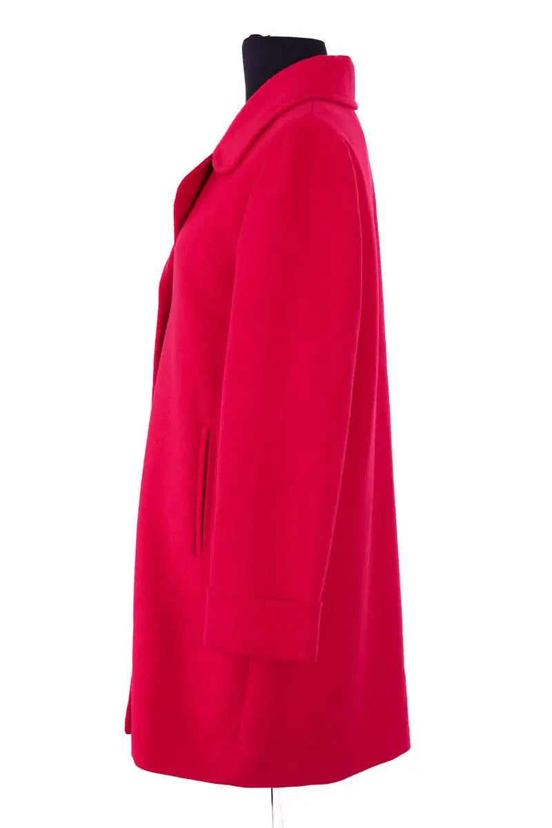 Manteau Claudie Pierlot Rouge en Coton