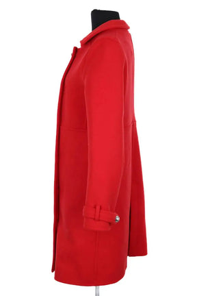 Manteau Courrèges Rouge en Laine