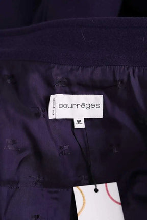 Manteau Courrèges Violet en Laine
