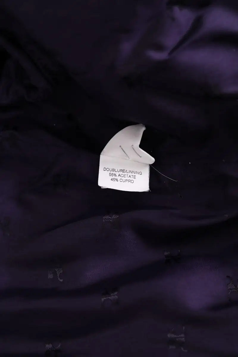 Manteau Courrèges Violet en Laine