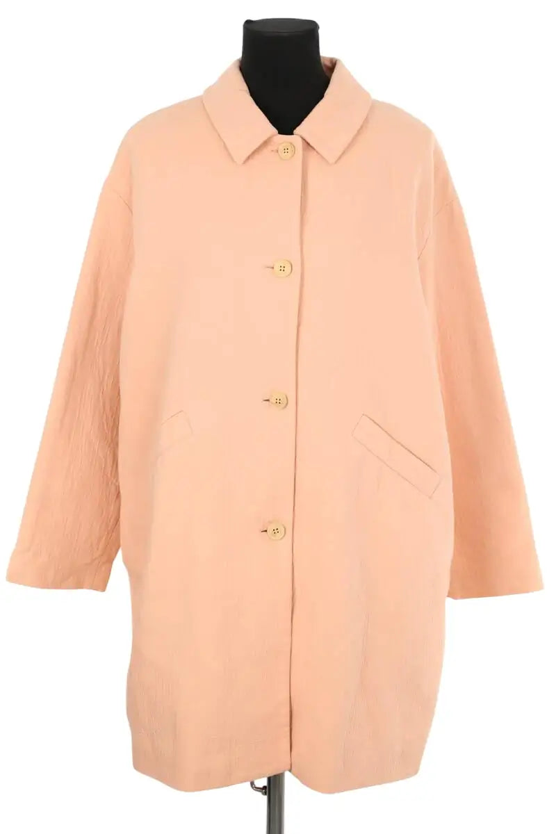 Manteau Des Petits Hauts Rose en Coton, taille XL - Seconde Main