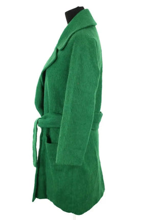 Manteau Diane Von Furstenberg Vert en Laine