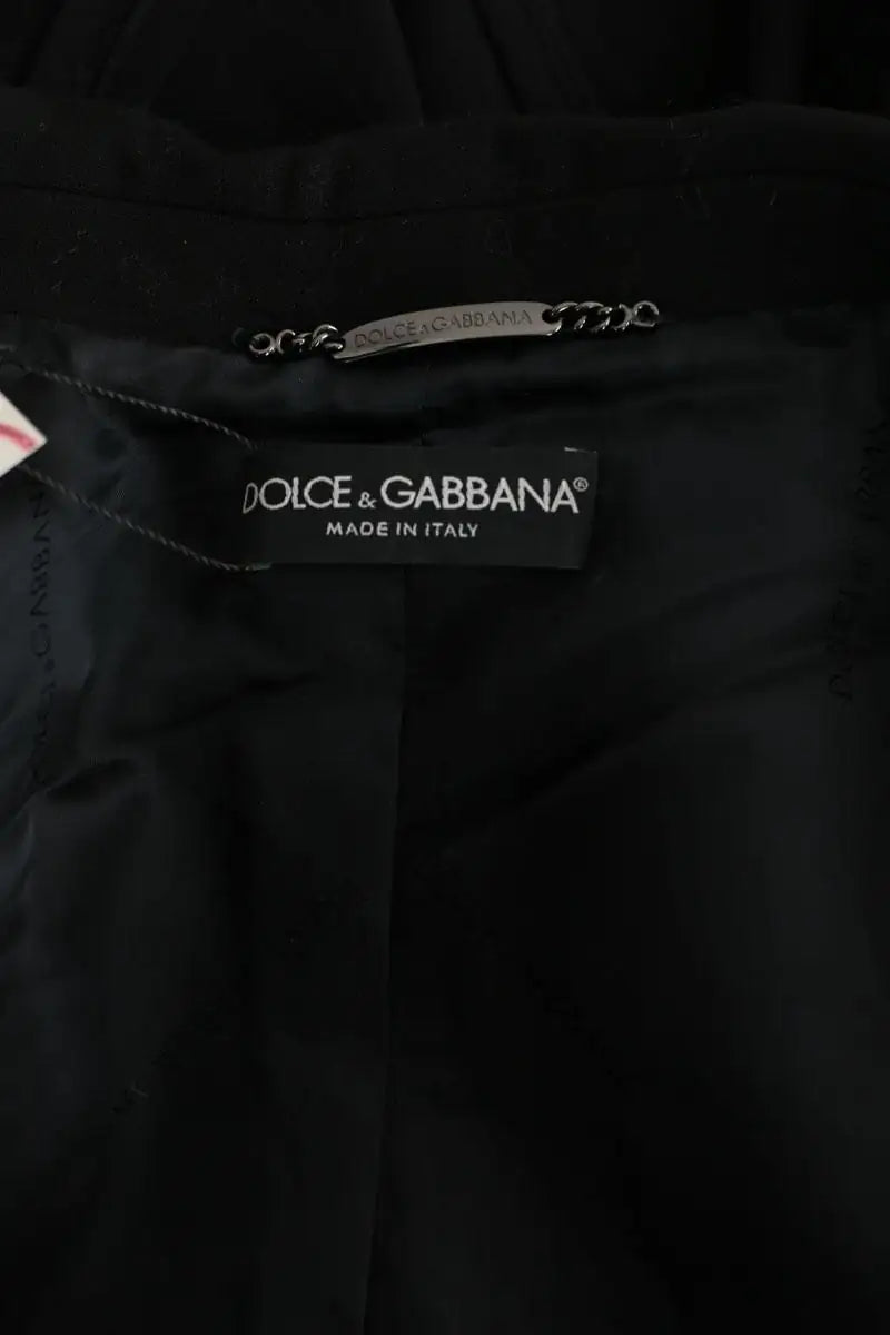 Manteau Dolce & Gabbana Noir en Laine