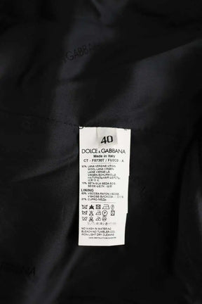 Manteau Dolce & Gabbana Noir en Laine
