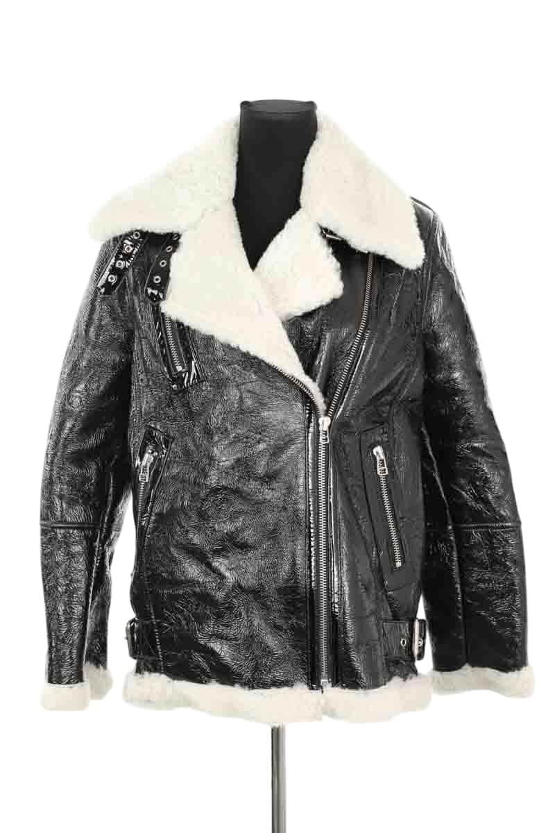 Manteau Each X Other Noir en Fourrure, taille S - Seconde Main