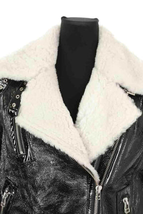 Manteau Each X Other Noir en Fourrure
