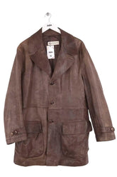 Manteau Emporio Armani Marron en Cuir, taille XXXL - Seconde Main