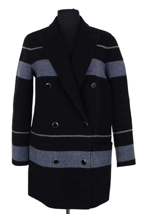 Manteau Emporio Armani Noir en Laine, taille XL - Seconde Main