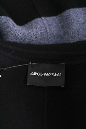 Manteau Emporio Armani Noir en Laine