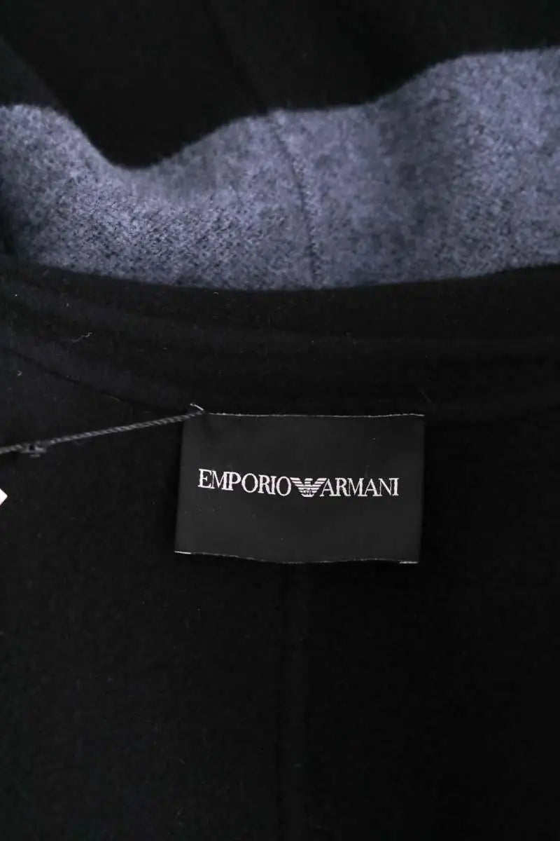 Manteau Emporio Armani Noir en Laine