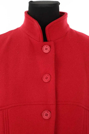 Manteau Emporio Armani Rouge en Laine
