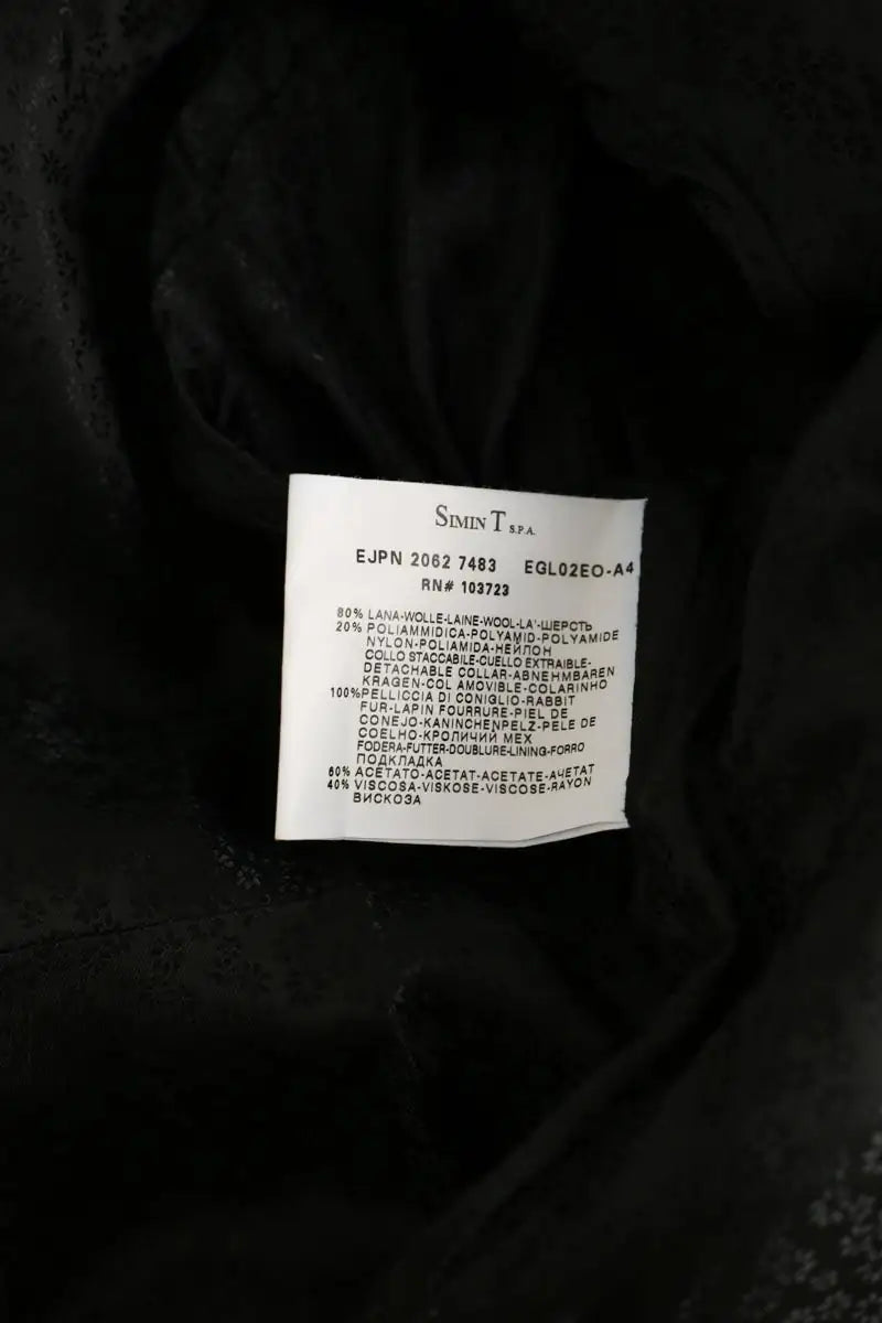 Manteau Emporio Armani Rouge en Laine