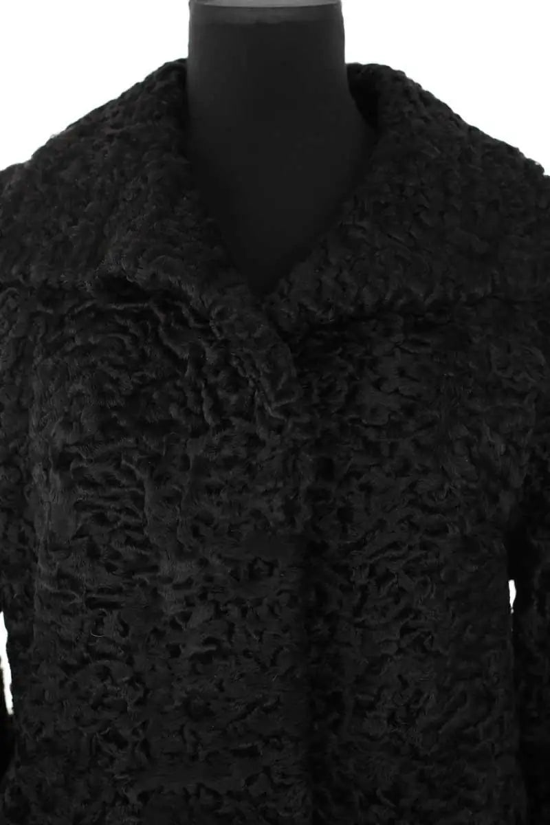 Manteau en astrakan Claude Alexandre Other Brand Noir en Fourrure