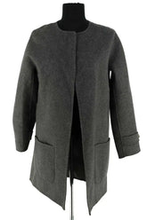 Manteau Eric Bompard Gris en Cachemire, taille S - Seconde Main