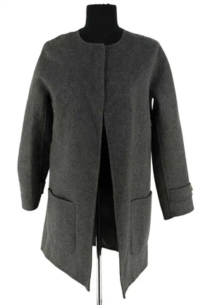 Manteau Eric Bompard Gris en Cachemire, taille S - Seconde Main